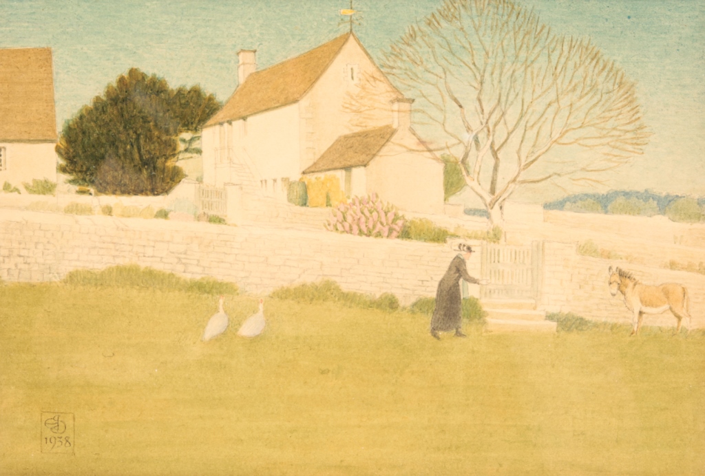 LANDSCAPE "CONVERSATION PIECE AT