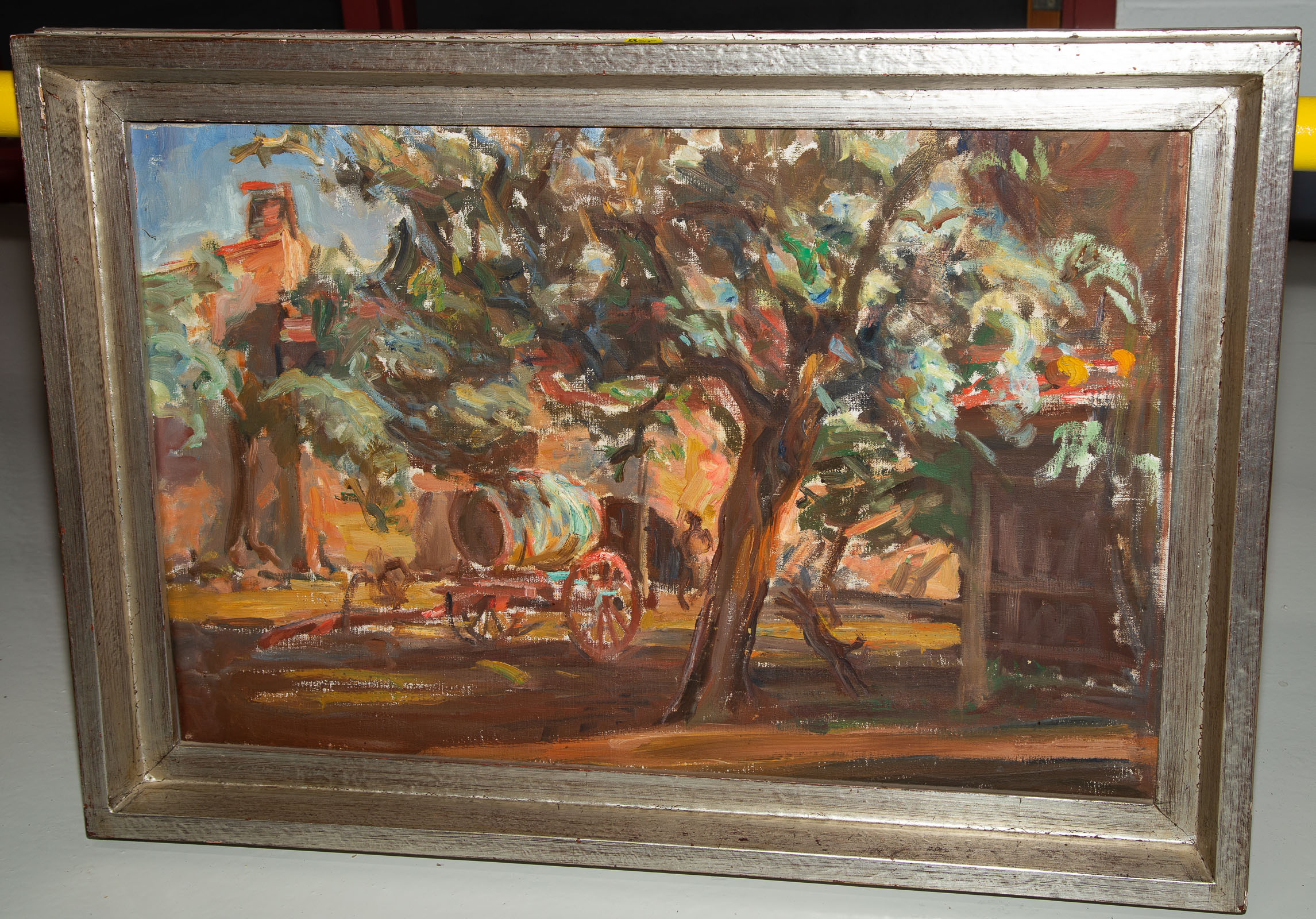 LANDSCAPE, OIL ON CANVAS Unsigned