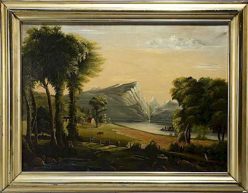 LANDSCAPE OIL19th C. American