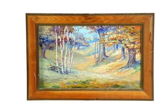 LANDSCAPE PAINTING BY GUSTAV