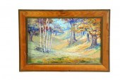LANDSCAPE PAINTING BY GUSTAV N