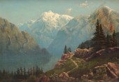 LANDSCAPE PAINTING. European.