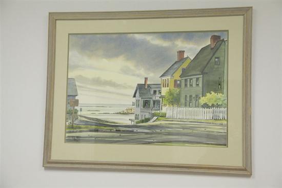 LANDSCAPE PAINTING OF A COASTAL
