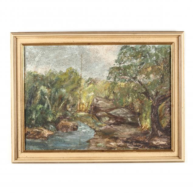 LANDSCAPE PAINTING ON A CANVAS