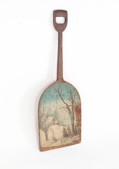 LANDSCAPE PAINTING ON WOODEN S