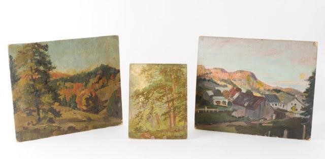 LANDSCAPE PAINTINGS BY TOM H.