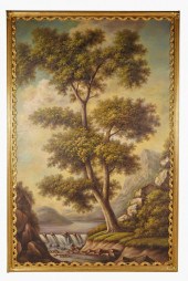 LANDSCAPE PANELoil on canvas w