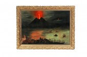 LANDSCAPE WITH A VILLAGE AND A