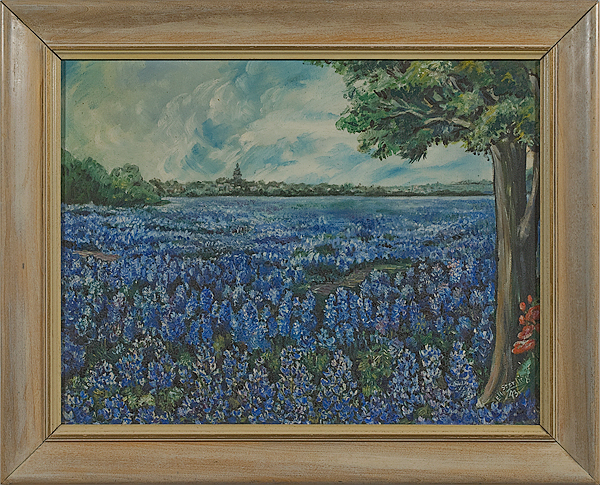 Landscape with Bluebonnets by Elsie