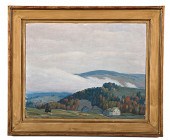 Landscape with Hills and Fog b