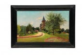 LANDSCAPE WITH HOUSE (EUROPEAN