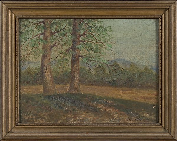 Landscape with Trees by Otto Ufer