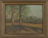 Landscape with Trees by Otto U