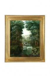 LANDSCAPE WITH WATERFALL (AMER