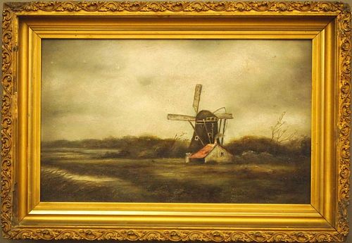 LANDSCAPEA late 19th century oil on