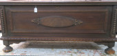 LANE CEDAR CHEST WITH CARVED T