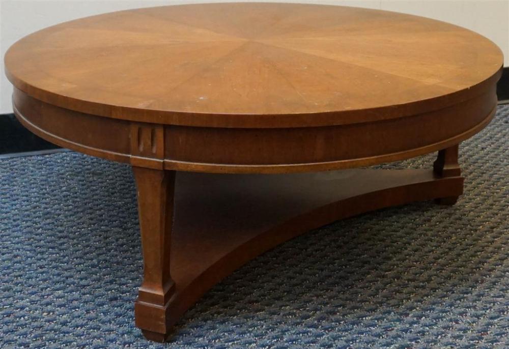 LANE CHERRY ROUND COFFEE TABLE,