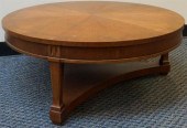 LANE CHERRY ROUND COFFEE TABLE