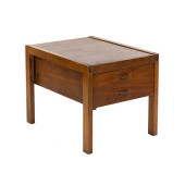 LANE FURNITURE WALNUT SIDE TAB