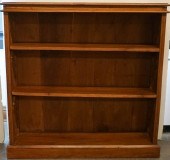 LANE MAHOGANY OPEN BOOKCASE, 4