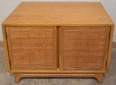 LANE OAK DOUBLE DOOR SIDE CABI