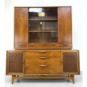 LANE Two Part Credenza with Ch