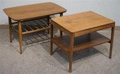 LANE WALNUT SIDE TABLE AND DRE