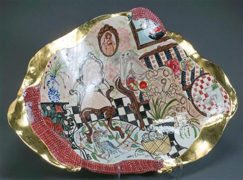 LANEY OXMAN CERAMIC CENTER BOWL, 17