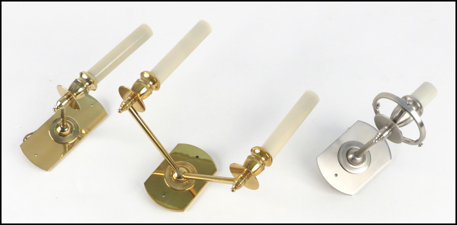LANG LEVIN TWO-LIGHT WALL SCONCE.