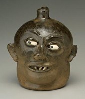 Lanier Meaders face jug, alkal