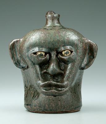 Lanier Meaders face jug, runny
