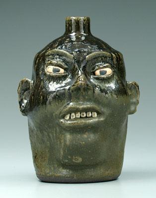 Lanier Meaders face jug (White