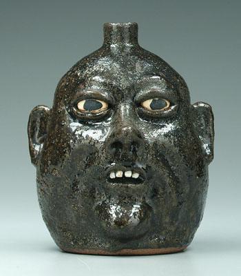 Lanier Meaders face jug (White