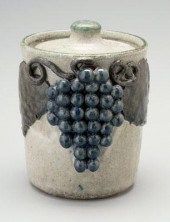Lanier Meaders lidded canister