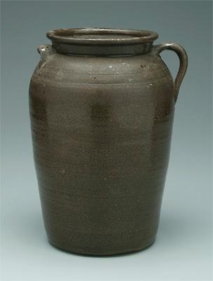 Lanier Meaders stoneware churn,