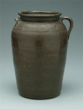 Lanier Meaders stoneware churn