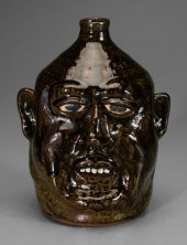 Lanier Meaders stoneware face