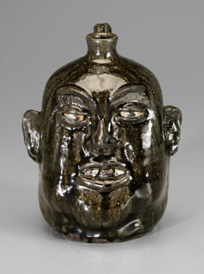 Lanier Meaders stoneware face jug