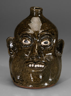 Lanier Meaders stoneware face jug