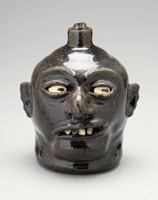Lanier Meaders stoneware face