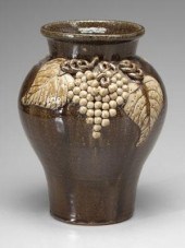 Lanier Meaders stoneware grape
