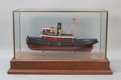 LANNAN SHIP MODEL OF STEAMSHIP