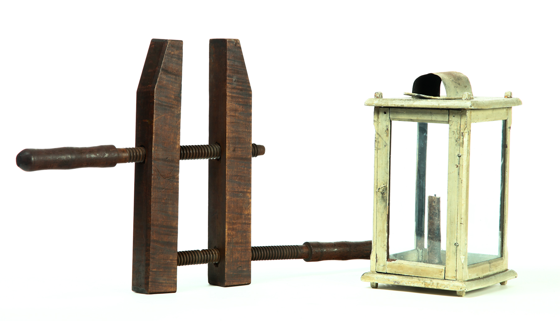 LANTERN AND CLAMP.  American  2nd