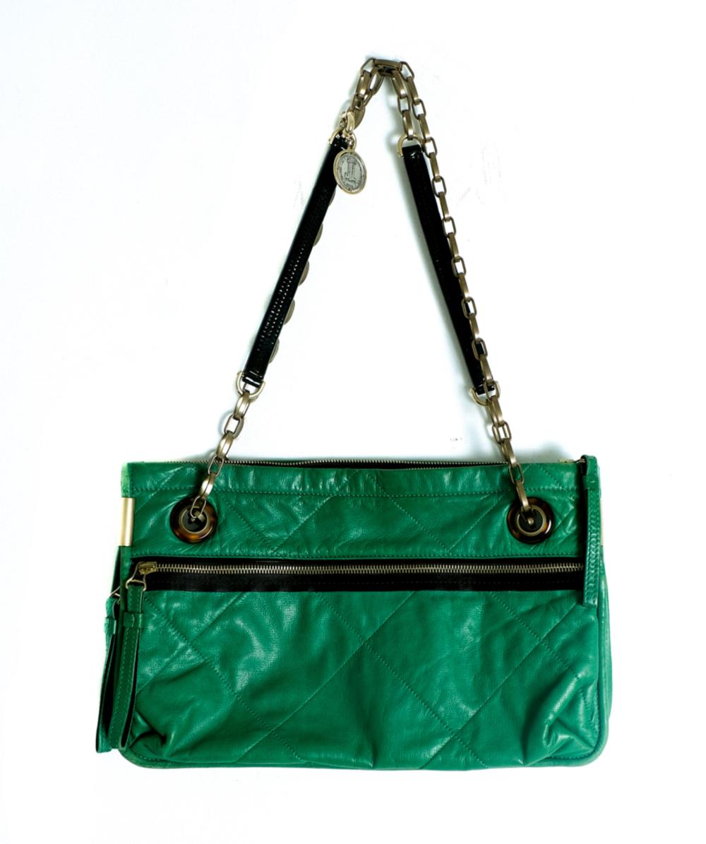 LANVIN AMALIA GREEN QUILTED