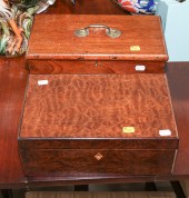 LAP DESK & A WOODEN DOCUMENT B