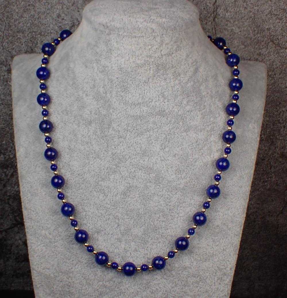 LAPIS AND FOURTEEN KARAT GOLD