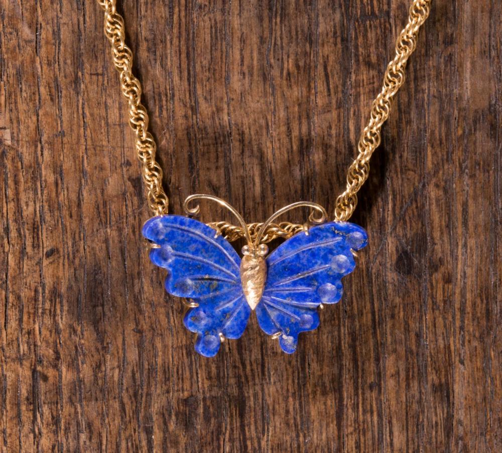 LAPIS AND FOURTEEN KARAT GOLD