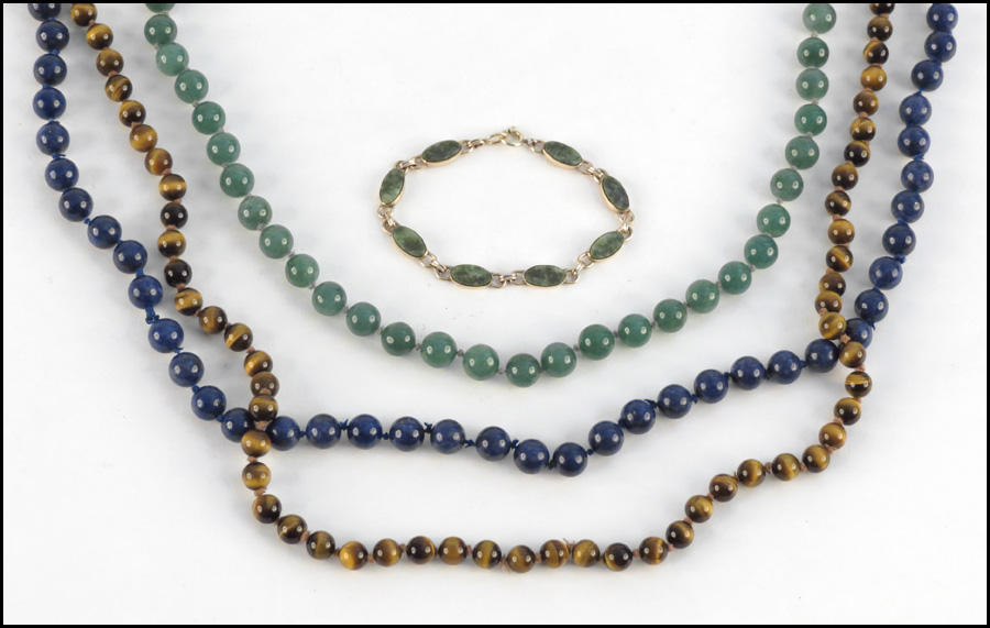 LAPIS BEAD NECKLACE. Together