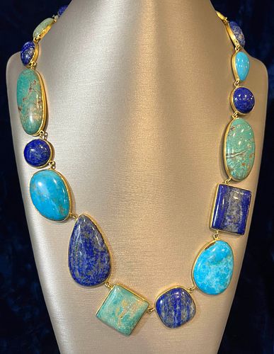 LAPIS LAZULI, AMAZONITE, HOWLITE