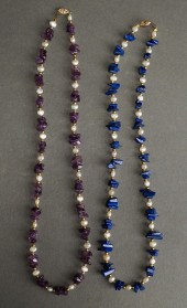 LAPIS LAZULI AND AMETHYST CHIP